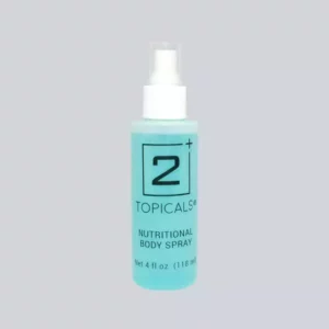 2+ Topicals® Spray Corporal Nutricional 4 oz - 118 ml