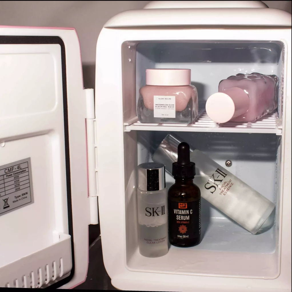 skincare fridge,benefits of skin fridge