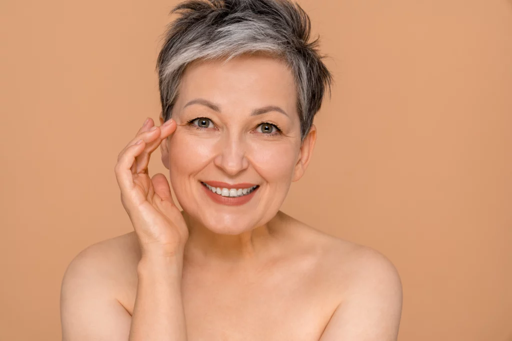 smiling woman posing with natural beauty 2026 03 17 17 14 11 utc